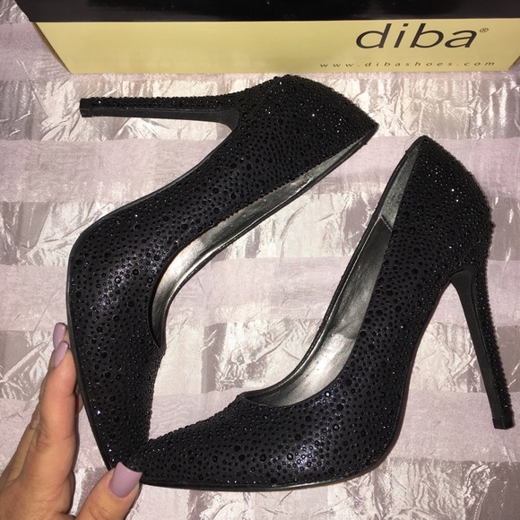 🖤💎🖤💎 Diba Bling Heels 💎🖤💎🖤 - Picture 3 of 8
